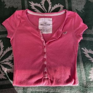 Hollister Co. Women's Pink T-shirt